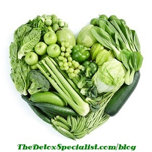 detoxing your body, green food