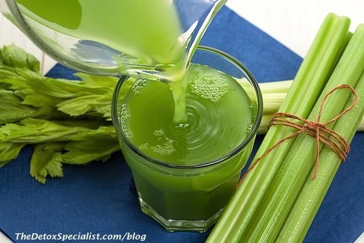 cleanse your body with celery juice